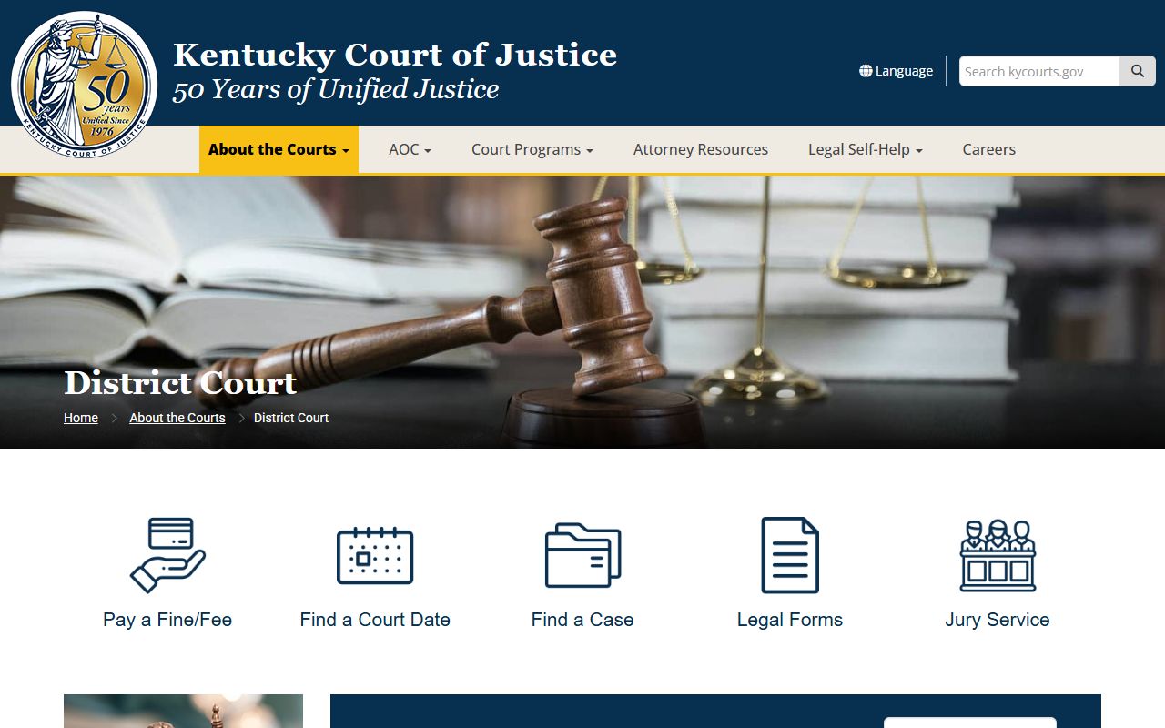 Jackson County District Court records jurisdiction